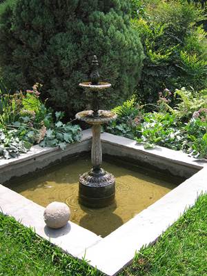 A Garden Fountain